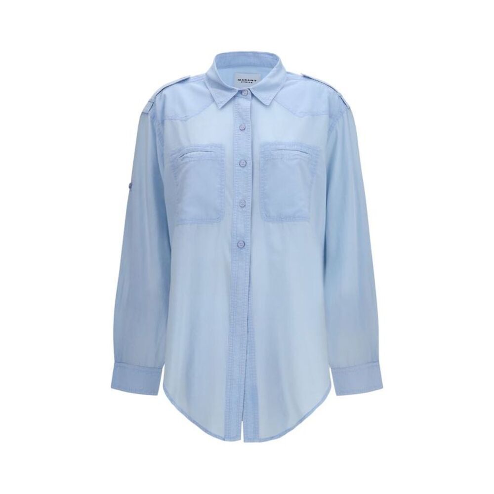 Marant Etoile Blue Cotton Women's Shirt
